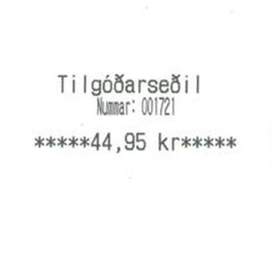 Tilgóðarseðil